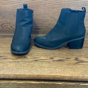 Black Gap ankle booties, size 7